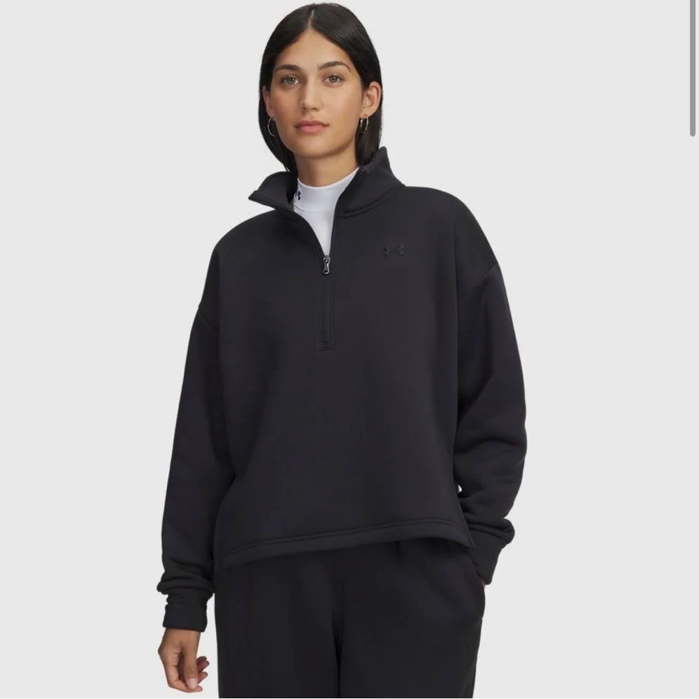 NEW with TAGS! Under Armour Loose Coupe fleece zip up, medium